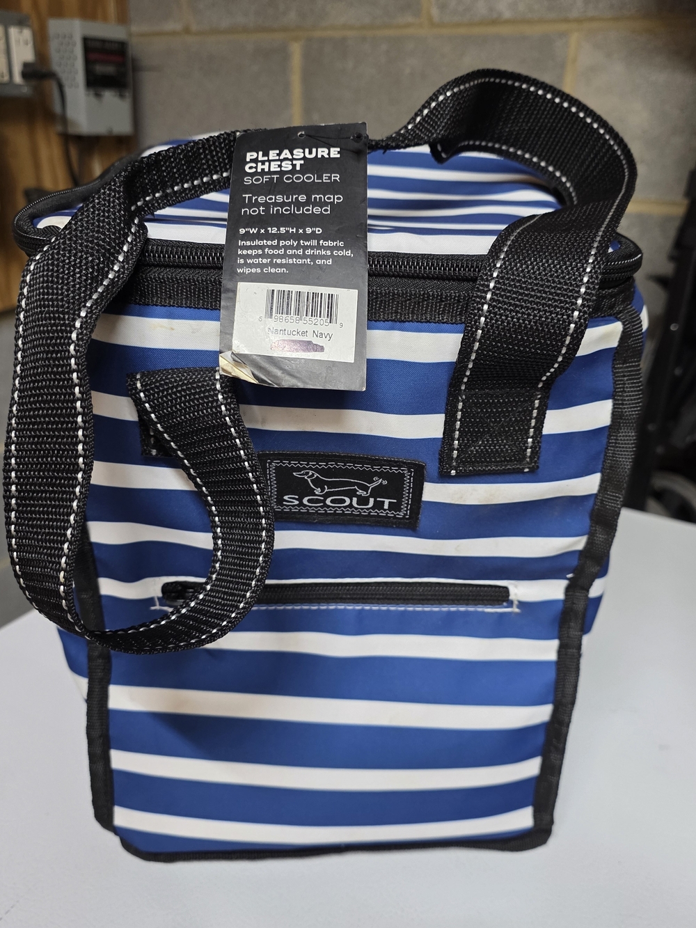 Scout Nantucket Navy Stripe Soft Cooler Bag